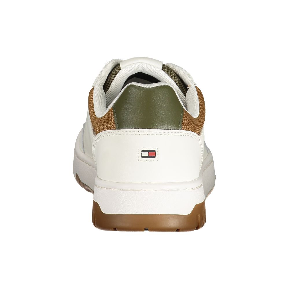 Weiße Leder-Sneaker für Herren