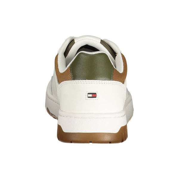 Weiße Leder-Sneaker für Herren