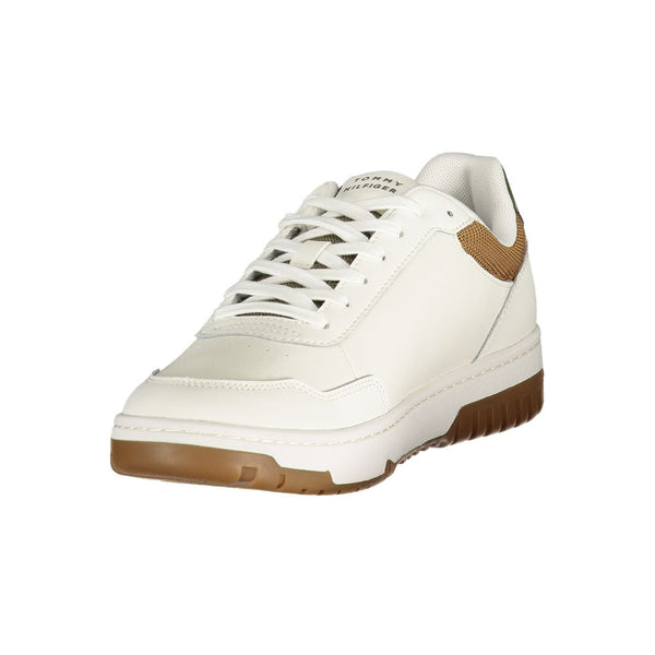 Weiße Leder-Sneaker für Herren