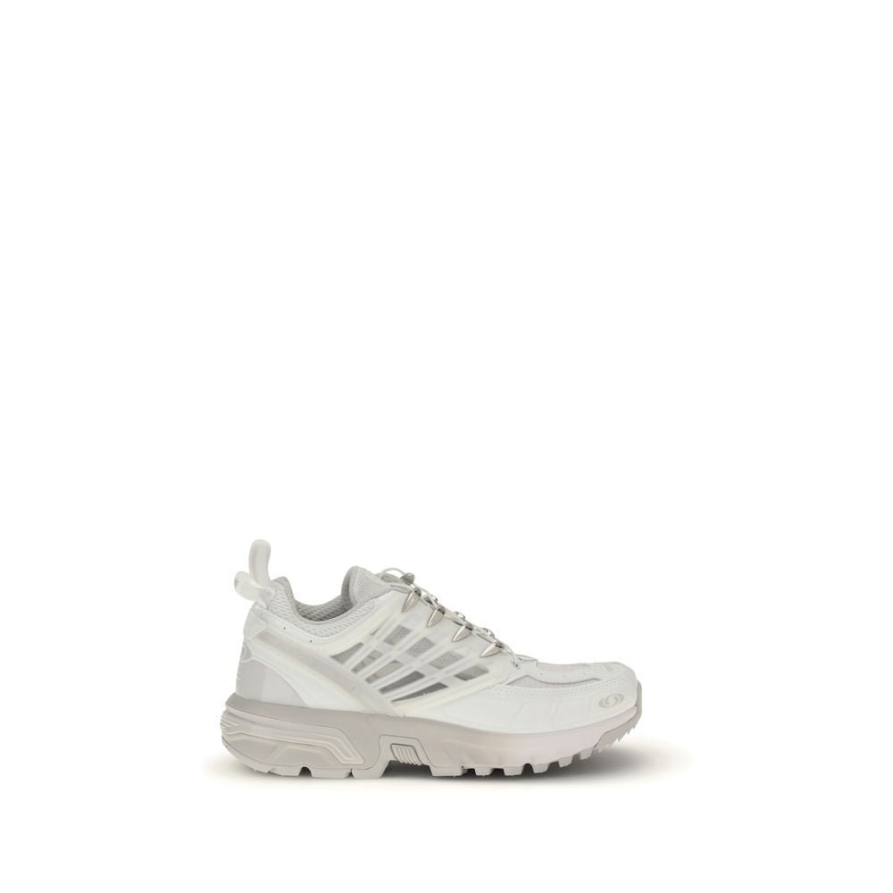 Weiße Polyamid-Sportschuhe