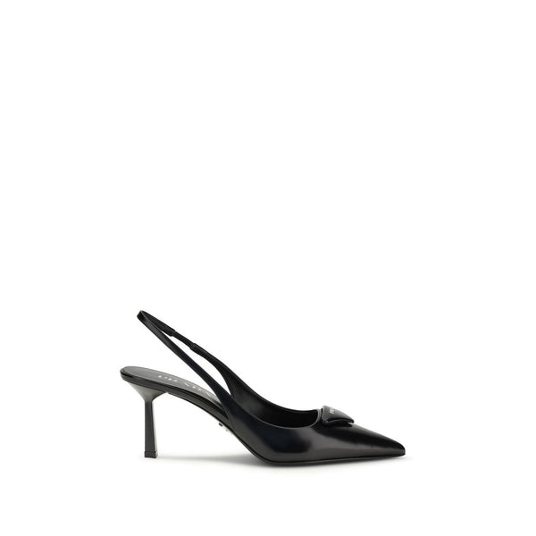 Schwarze Kalbsleder Bos Taurus High Heels