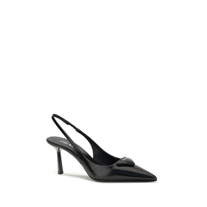 Schwarze Kalbsleder Bos Taurus High Heels