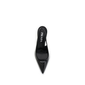 Schwarze Kalbsleder Bos Taurus High Heels