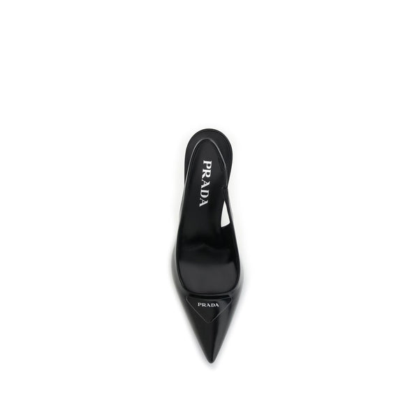 Schwarze Kalbsleder Bos Taurus High Heels
