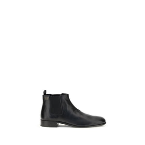 Schwarze Kalbshaut Bos Taurus Stiefeletten