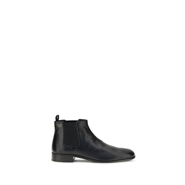 Schwarze Kalbshaut Bos Taurus Stiefeletten