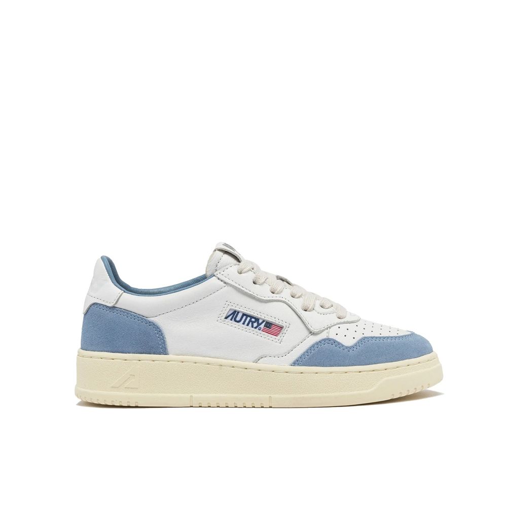 Weiße Leder-Sneakers