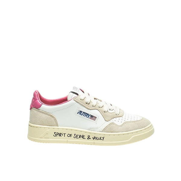 Weiße Leder-Sneaker
