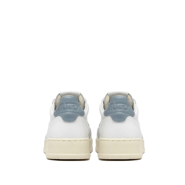 Weiße Ledersneaker