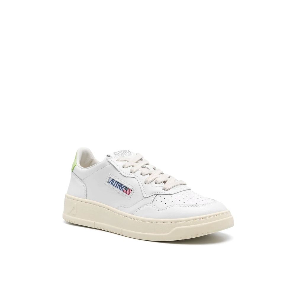 Weiße Leder-Sneaker
