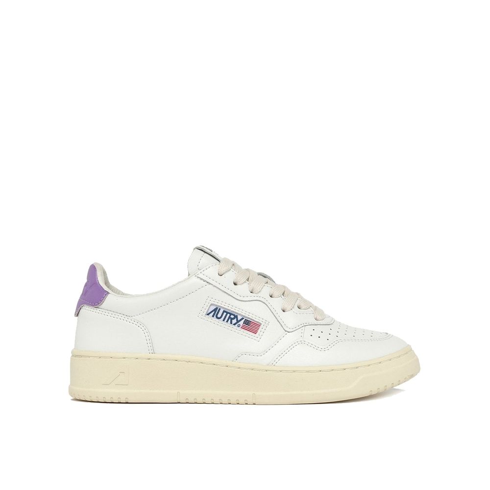 Weiße Leder-Sneaker