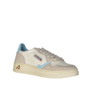 Weiße Ledersneaker