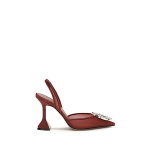 Bordeaux Polyester High Heels