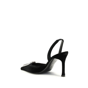 Schwarze Kalbsleder Bos Taurus High Heel Pumps