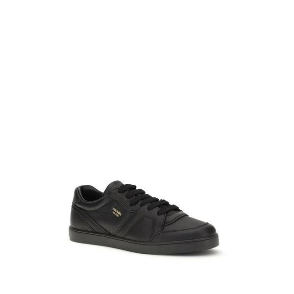 Schwarze Sneakers aus Kalbsleder Bos Taurus