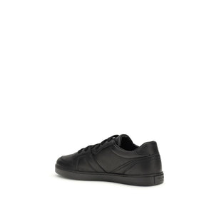 Schwarze Sneakers aus Kalbsleder Bos Taurus