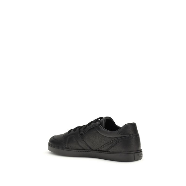 Schwarze Sneakers aus Kalbsleder Bos Taurus