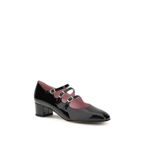 Goldene Kalb Leder Bos Taurus Mid Heel Pumps