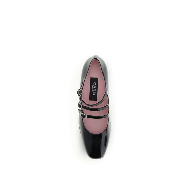 Goldene Kalb Leder Bos Taurus Mid Heel Pumps