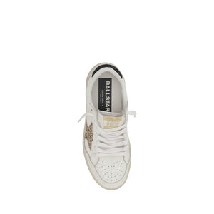Weiße Sneakers aus Kalbshaut Bos Taurus