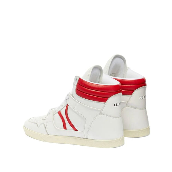 Weiße Sneaker-Boots aus Lammleder