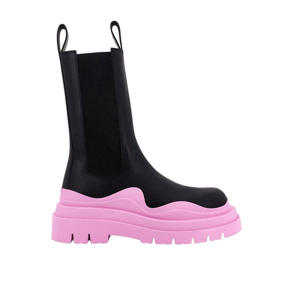 Schwarze Chelsea-Boots aus Kalbsleder