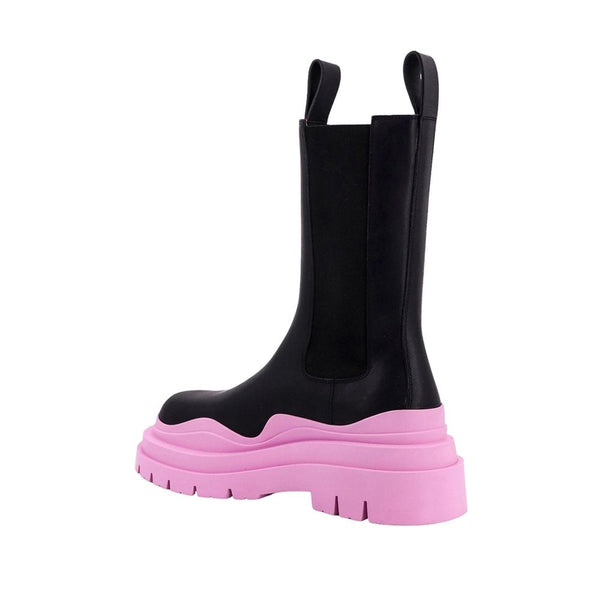 Schwarze Chelsea-Boots aus Kalbsleder