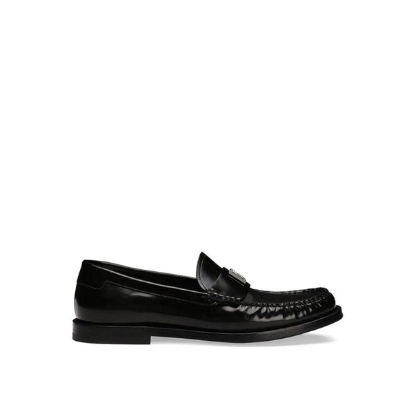 Schwarze Loafer aus Kalbsleder