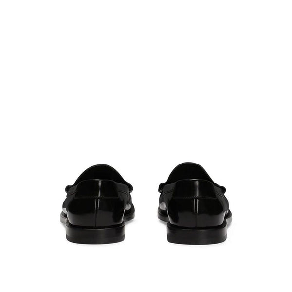 Schwarze Loafer aus Kalbsleder
