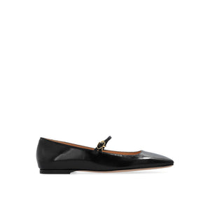 Schwarze Ballerinas aus Kalbsleder