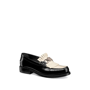 Schwarze Loafer aus Kalbsleder