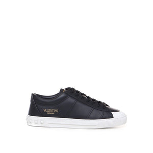 Schwarze Sneakers aus Kalbsleder
