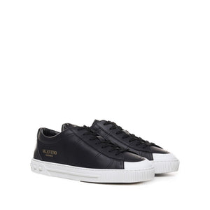 Schwarze Sneakers aus Kalbsleder