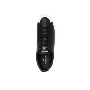 Schwarze Sneakers aus Kalbsleder