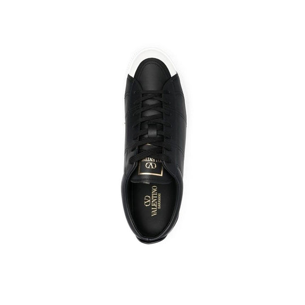 Schwarze Sneakers aus Kalbsleder