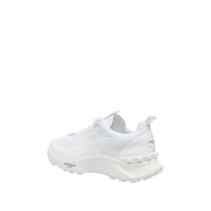 Weiße Stoff-Sneaker