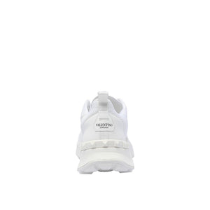Weiße Stoff-Sneaker