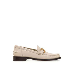 Weiße Loafer aus Kalbsleder