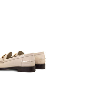 Weiße Loafer aus Kalbsleder