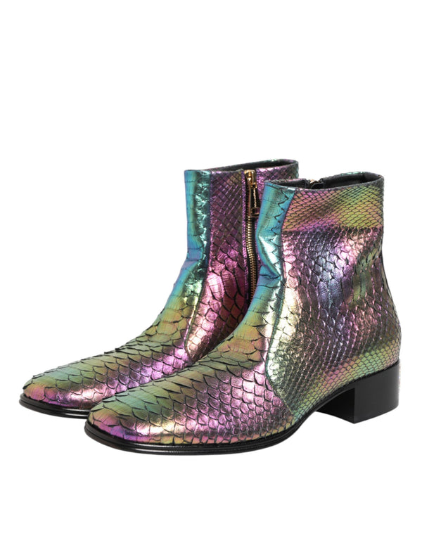 Bunte Chelsea-Stiefeletten