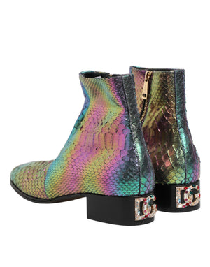 Bunte Chelsea-Stiefeletten