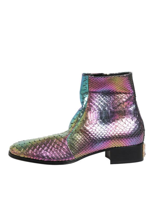 Bunte Chelsea-Stiefeletten