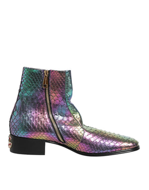 Bunte Chelsea-Stiefeletten