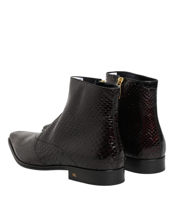 Bordeaux Chelsea-Stiefeletten für Herren