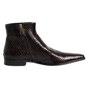 Bordeaux Chelsea-Stiefeletten für Herren