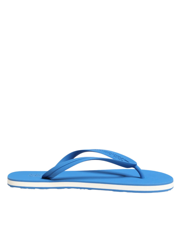 Blaue und Weiße Logo-Strandschuhe