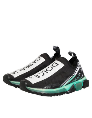 Schwarze Sorrento Herren-Slip-On-Sneaker