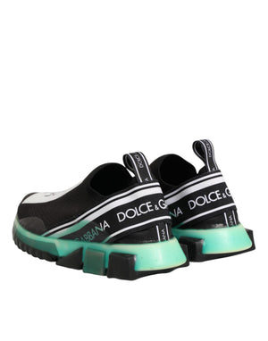 Schwarze Sorrento Herren-Slip-On-Sneaker