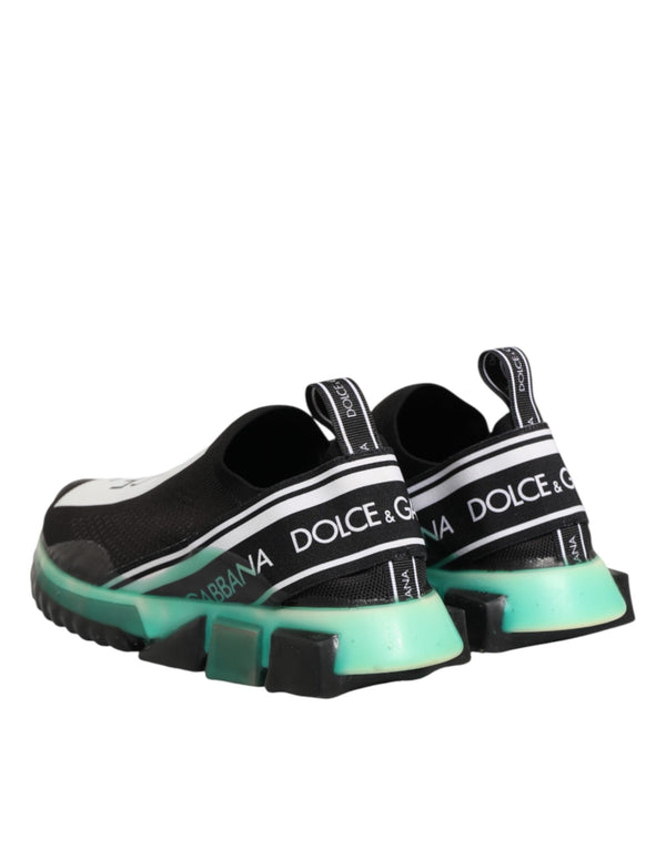 Schwarze Sorrento Herren-Slip-On-Sneaker