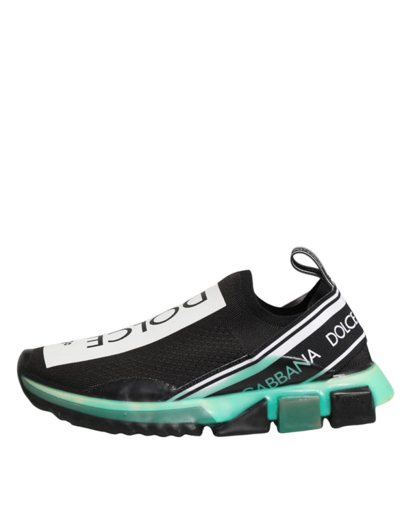 Schwarze Sorrento Herren-Slip-On-Sneaker